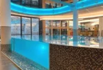 Coin d'Aubrac Hôtel Restaurant SPA de luxe piscine intérieure avec hydromassage à Chaudes-Aigues