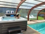 Hôtel Le Chalet d'Auron Restaurant et Spa à Auron piscine intérieure chauffée avec spa