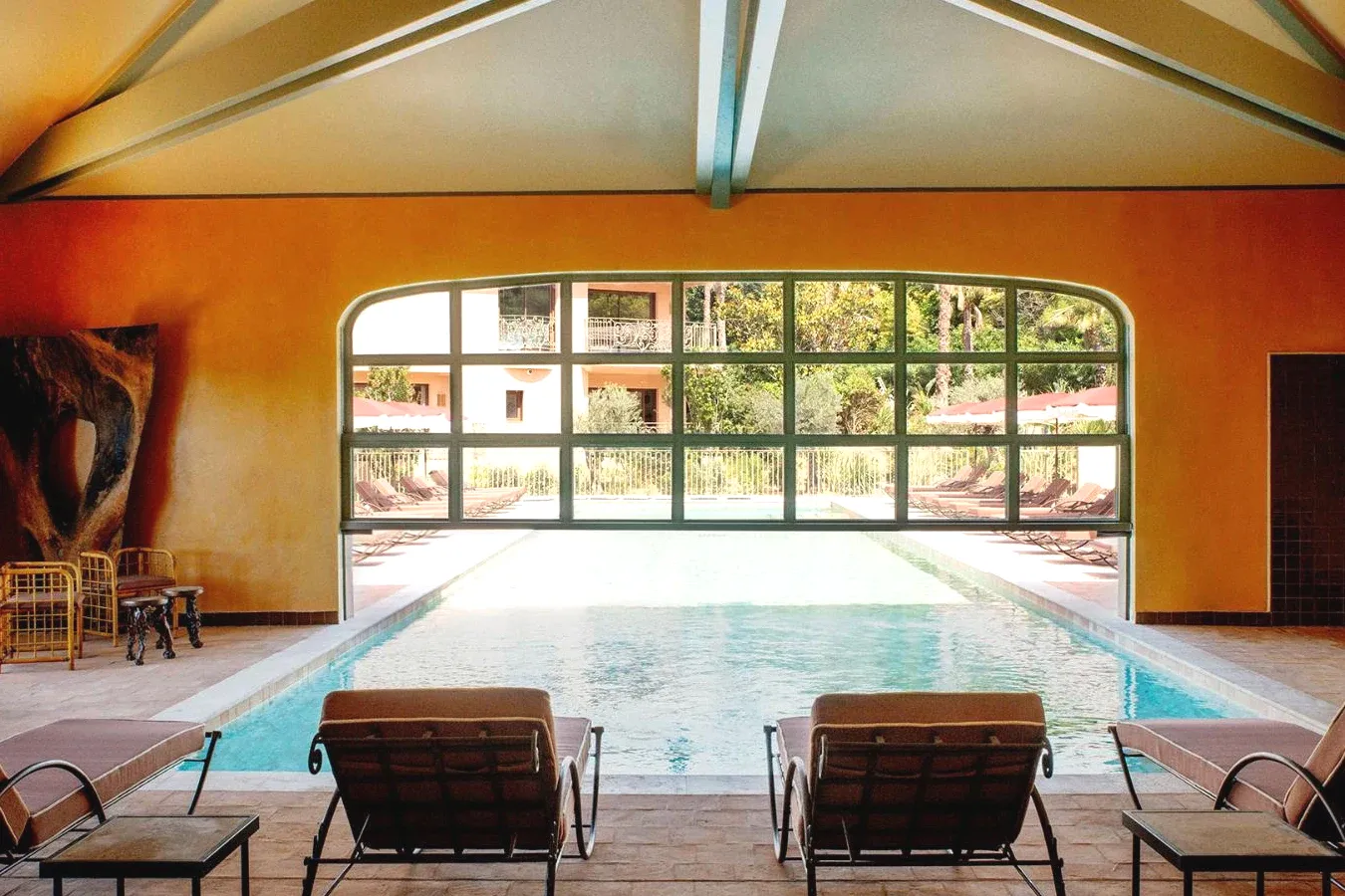 Le Mas Candille espace spa avec piscine intérieure à Mougins Le Mas Candille espace spa avec piscine intérieure à Mougins