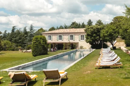 Piscine Capelongue a Beaumier hotel & Spa à Bonnieux