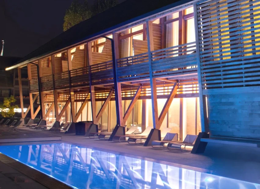 Piscine Hotel des Berges, Restaurant Gastronomique & Spa à Illhaeusern