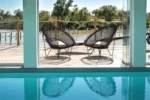 Piscine intérieure chauffée avec spa Mas de la Fouque - Hôtel & Spa à Saintes-Maries-de-la-Mer