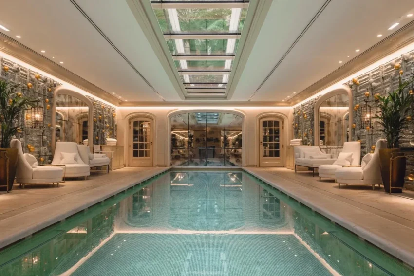 Piscine intérieure et spa privatif dans le 8e arrondissement de Paris Hotel de Crillon
