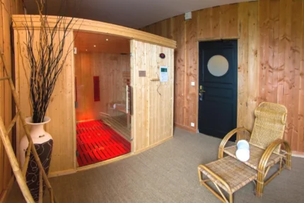 Sauna Hôtel du Barry Resort & Spa à Sauveterre