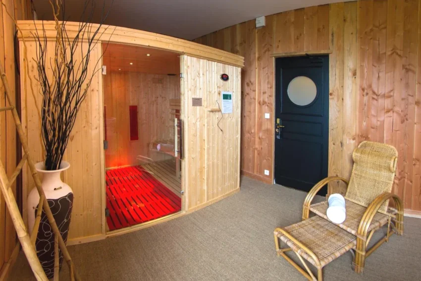 Sauna Hôtel du Barry Resort & Spa à Sauveterre