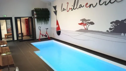 Spa avec jacuzzi et piscine intérieure à Noirmoutier-en-l'lle La Villa en L'île - 2 Piscines & Spa
